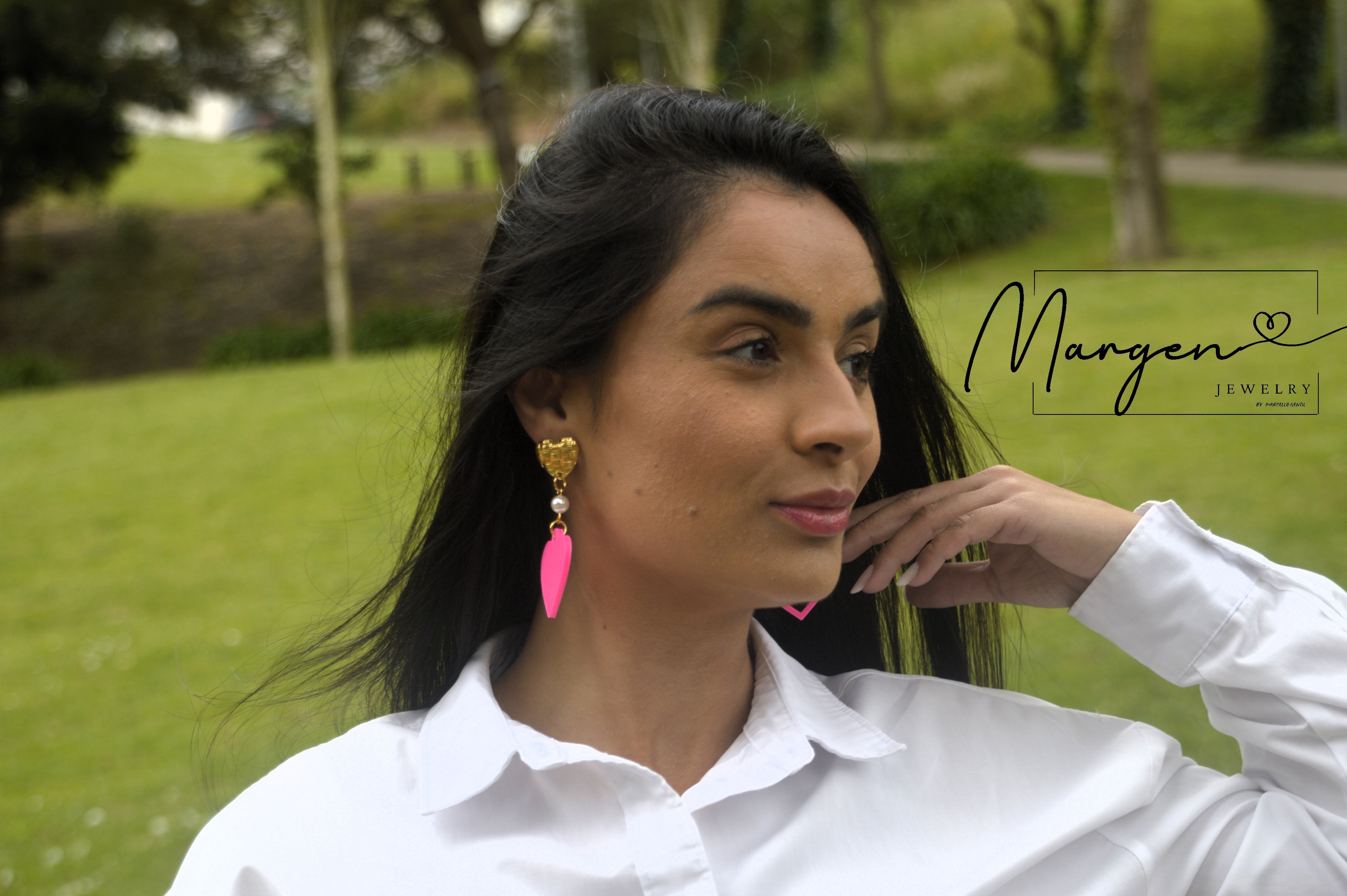 Brincos Amore - Pink