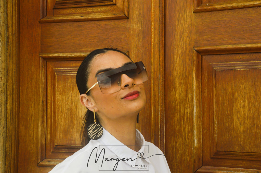 Brincos Mirage  - BEIGE